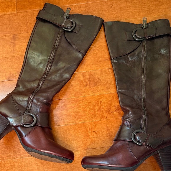 Born Dark Brown Heeled Boots - Picture 5 of 13